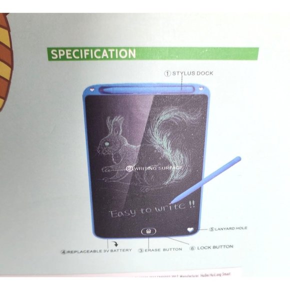 12” LCD Writing Tablet: Environmentally Friendly, Paperless Writing, Saves Trees - Picture 4 of 16